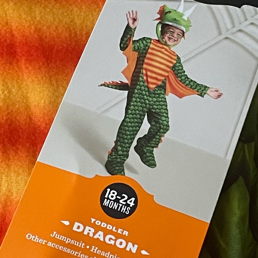 Toddler dragon costume. New